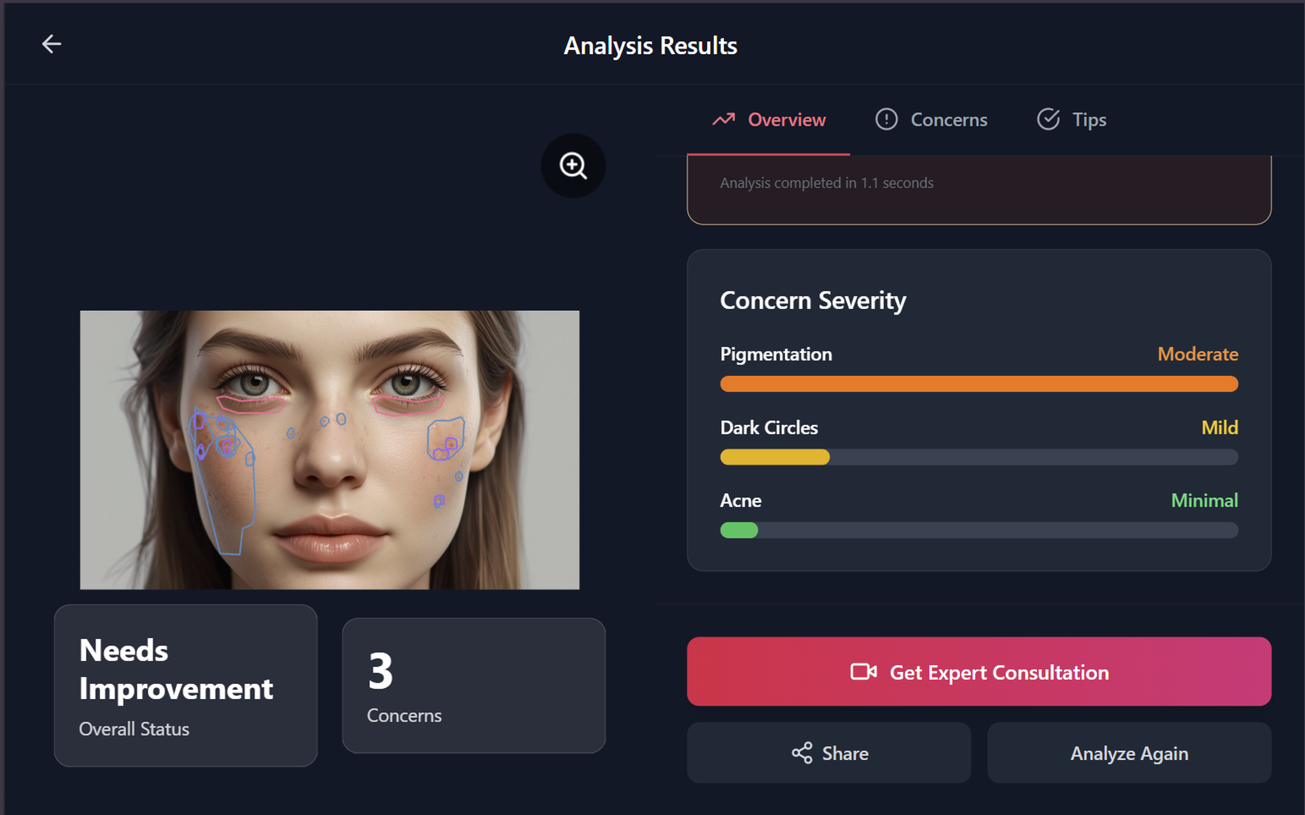 AI Skin Analysis